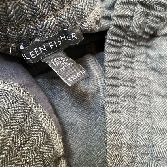 Women’s Eileen Fisher Herringbone Stretch Slouchy Pants xxs - Picture 7 of 7